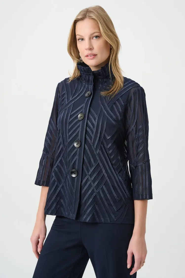 Joseph Ribkoff Joseph Ribkoff Tone-on-Tone Soutache Jacket 264710