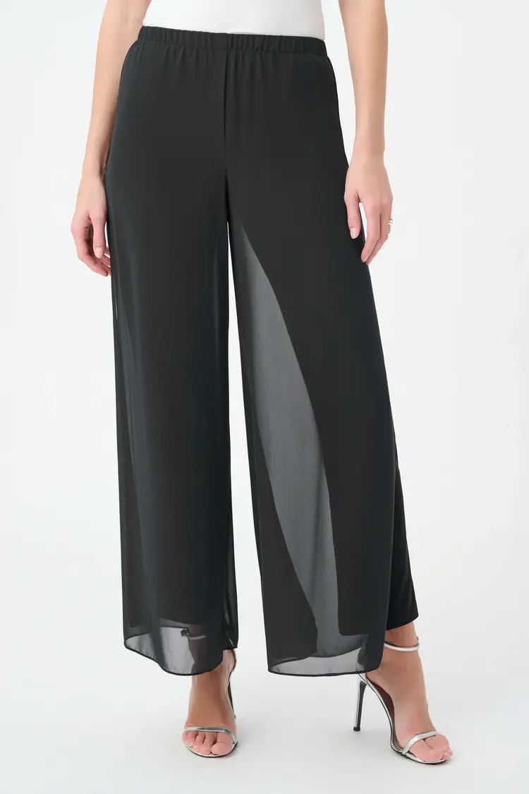 Joseph Ribkoff Joseph Ribkoff Chiffon Wide-Leg Pull-On Pants 264729