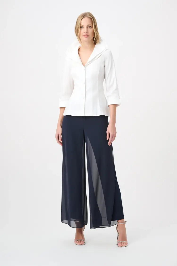 Joseph Ribkoff Joseph Ribkoff Double Lapel Collar Blouse 264719