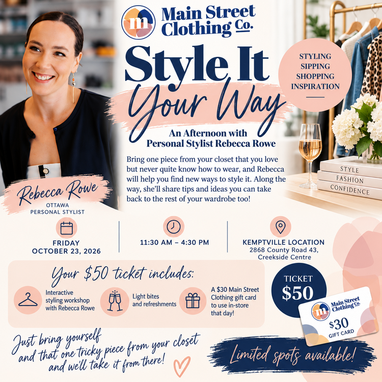 Style It Your Way, An afternoon with stylist Rebecca Rowe