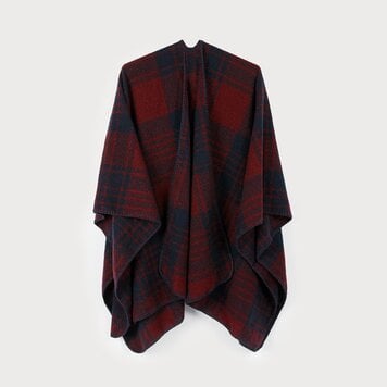Caracol Caracol 2 Tone Checked Shawl 6143