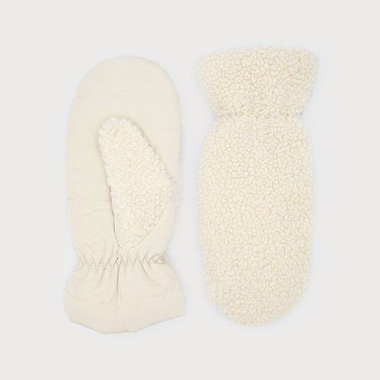 Caracol Caracol Sherpa Mittens With Quilted Palm 9020