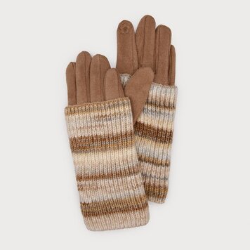 Caracol Caracol Colourful Ribbed Wrist Warm Gloves 9018