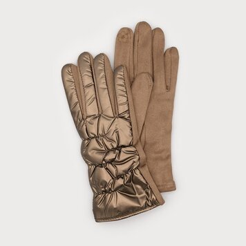 Caracol Caracol Shiny Quilted Gloves 9006