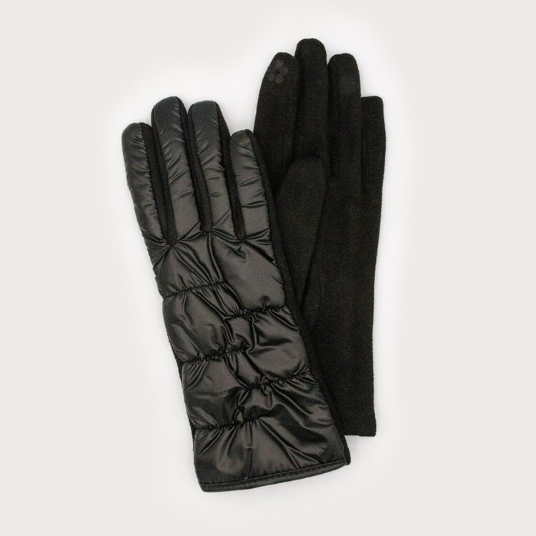 Caracol Caracol Shiny Quilted Gloves 9006
