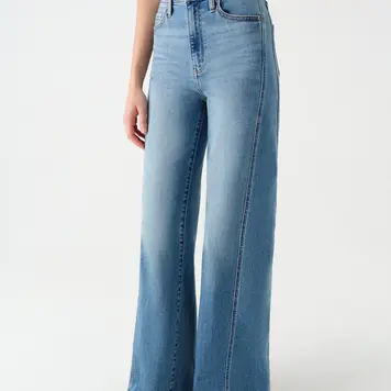 Daze Daze Far Out W/Seaming High Rise Wide Leg D00016364ZZ