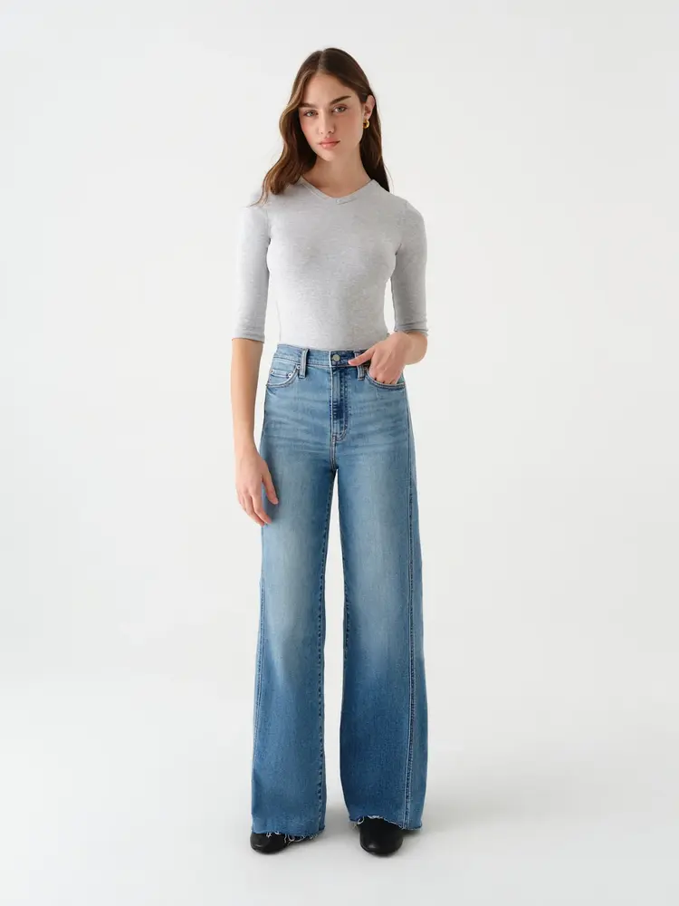 Daze Daze Far Out W/Seaming High Rise Wide Leg D00016364ZZ