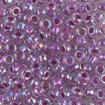 Miyuki Miyuki 6/0 Raspberry-lined Crystal AB Seed Beads