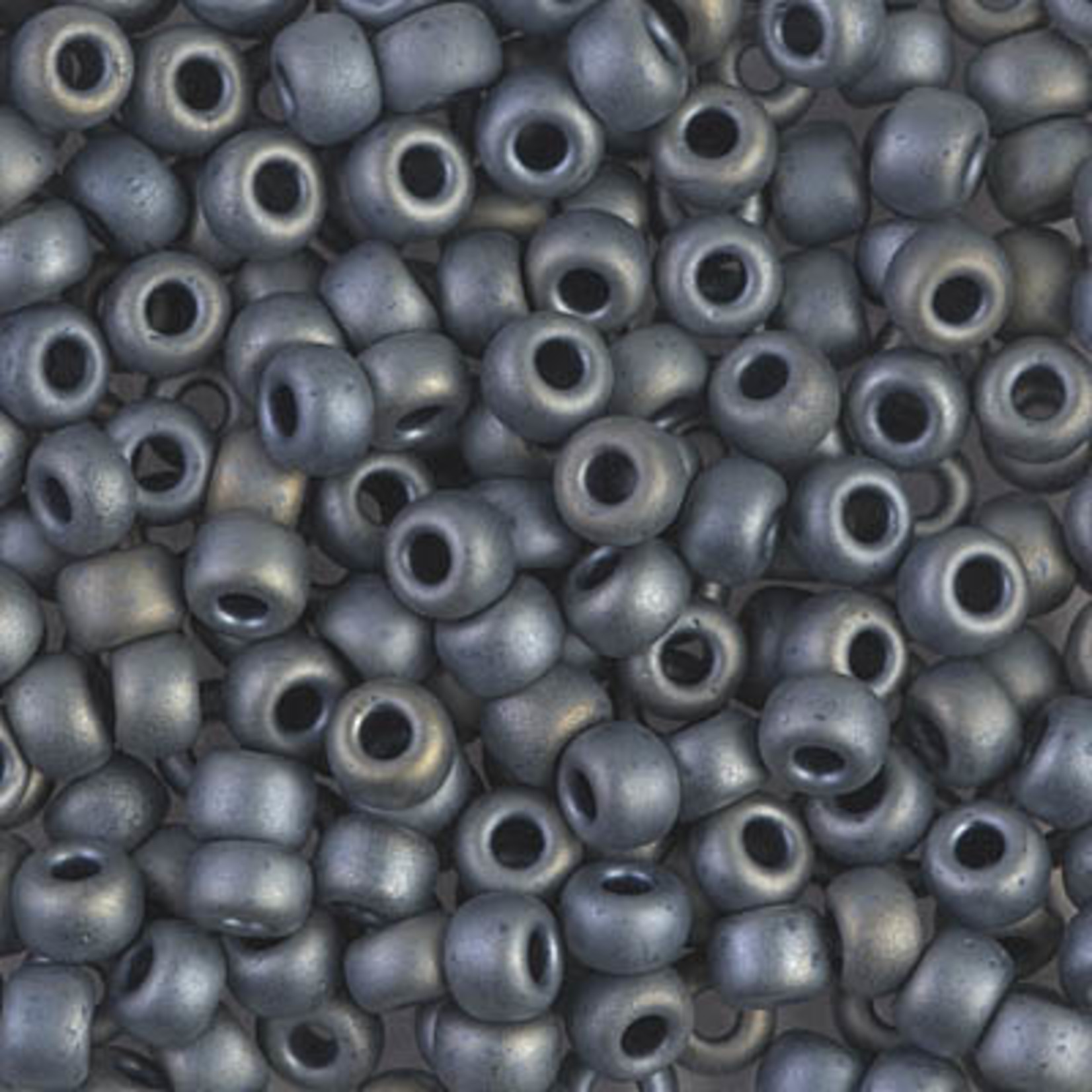 Miyuki Miyuki 6/0 Matte Metallic Silver Gray Seed Beads