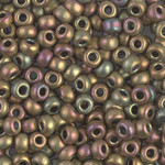 Miyuki Miyuki 6/0 Matte Metallic Khaki Iris Seed Beads