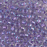 Miyuki Miyuki 6/0 Sparkling Purple-lined Crystal Seed Beads