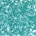 Miyuki Quarter Tila Beads Opaque Turquoise