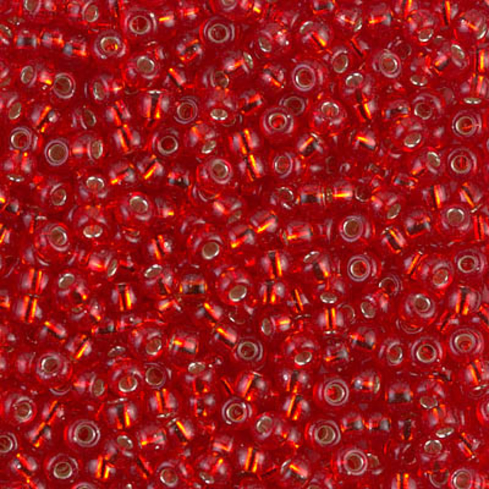 Miyuki Miyuki 8/0 Silver-lined Flame Red Seed Beads
