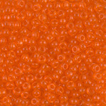 Miyuki Miyuki 8/0 Transparent Orange Seed Beads - 22gm tube