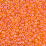 Miyuki Miyuki 8/0 Matte Transparent Orange AB Seed Beads - 22gm tube