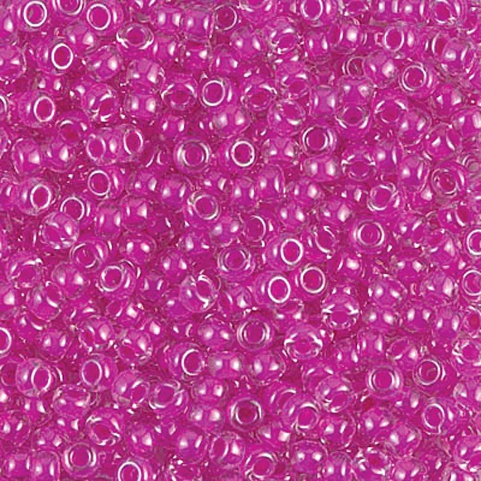 Miyuki Miyuki 8/0 Fuchsia-lined Crystal Seed Beads