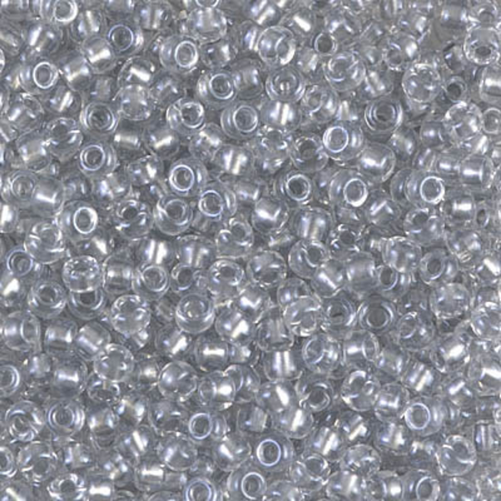 Miyuki Miyuki 8/0 Sparkling Pewter-lined Crystal Seed Beads