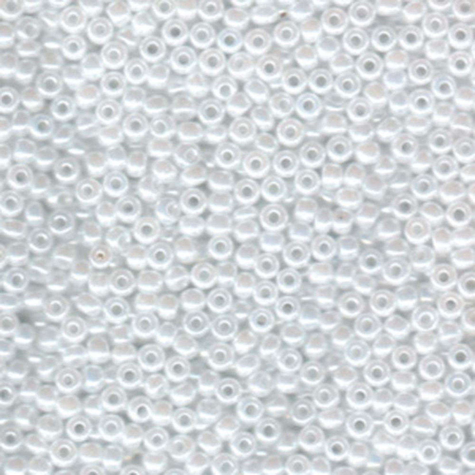 Miyuki Miyuki 8/0 White Ceylon Seed Beads - 22gm tube