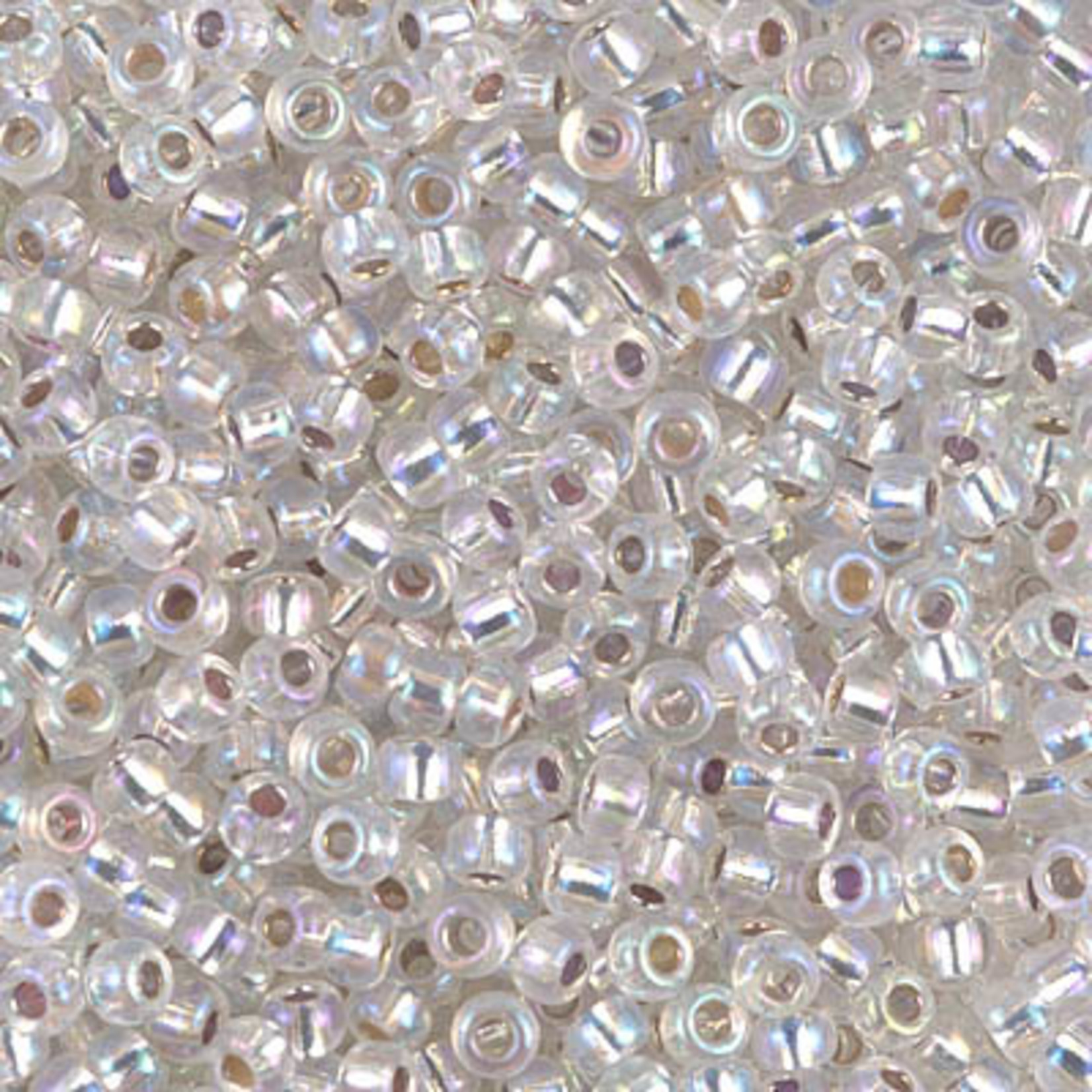 Miyuki Miyuki 8/0 Silver-lined Crystal AB Seed Beads
