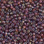 Miyuki Miyuki 8/0 Silver-lined Dark Topaz AB Seed Beads - 22gm tube