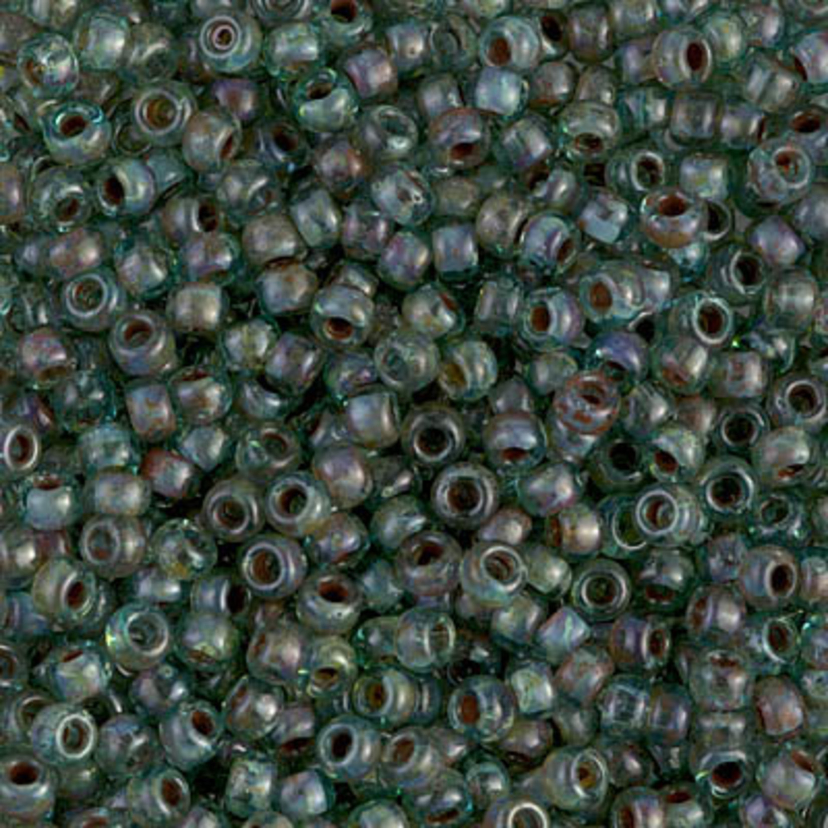 Miyuki Miyuki 8/0 Transparent Picasso Olivine Seed Beads - 22gm tube