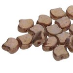 Matubo Ginko Beads 7.5mm White Opal Senegal Brown