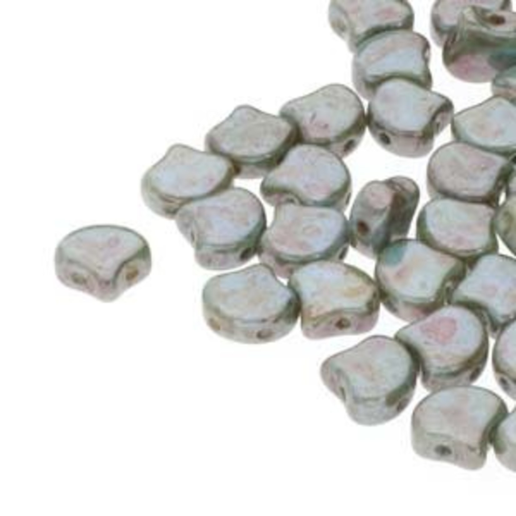 Matubo Ginko Beads 7.5mm Chalk Lazure Blue