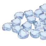 Matubo Ginko Beads 7.5mm Transparent Blue Luster