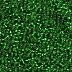 Miyuki Miyuki 11/0 Silver-lined Green Seed Beads - 24gm tube