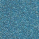 Miyuki Miyuki 11/0 Silver-lined Aqua Seed Beads - 24gm Tube