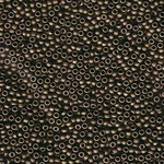 Miyuki Miyuki 11/0 Matte Metallic Dark Bronze Seed Beads