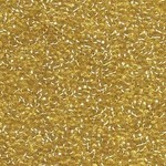 Miyuki Miyuki 15/0 Round Silver-lined Gold Seed Beads