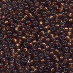 Miyuki Miyuki 15/0 Round Silver-lined Smoked Topaz Seed Beads