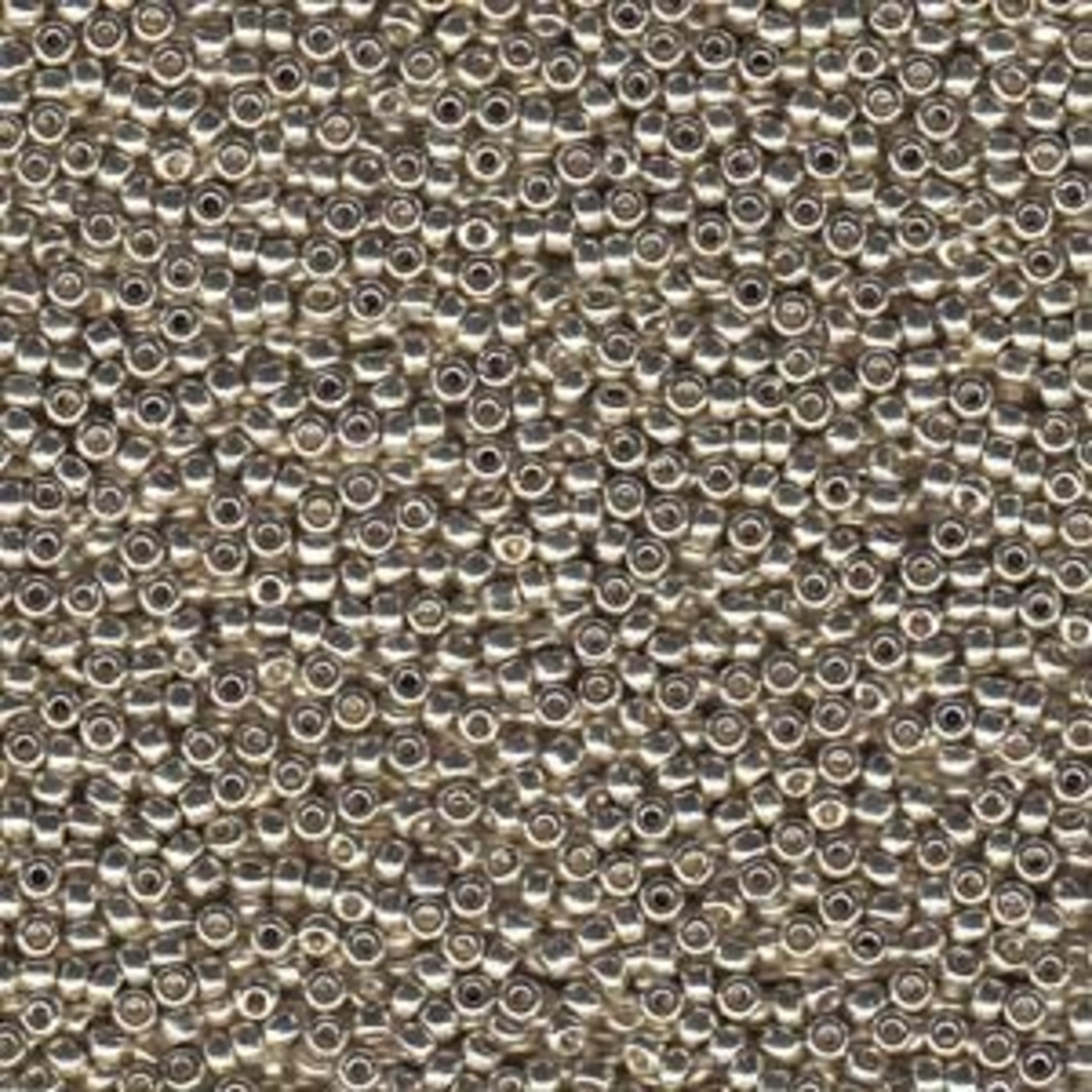 Miyuki Miyuki 15/0 Round Duracoat Galvanized Silver Seed Beads