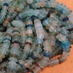 Roman Glass Rondelle 2x4mm Bead Strand