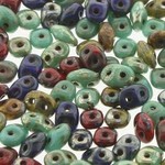 Matubo Superduo Beads Raku Mix Beads - 22.5gm Tube