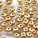 Matubo Superduo Beads Bronze Pale Gold