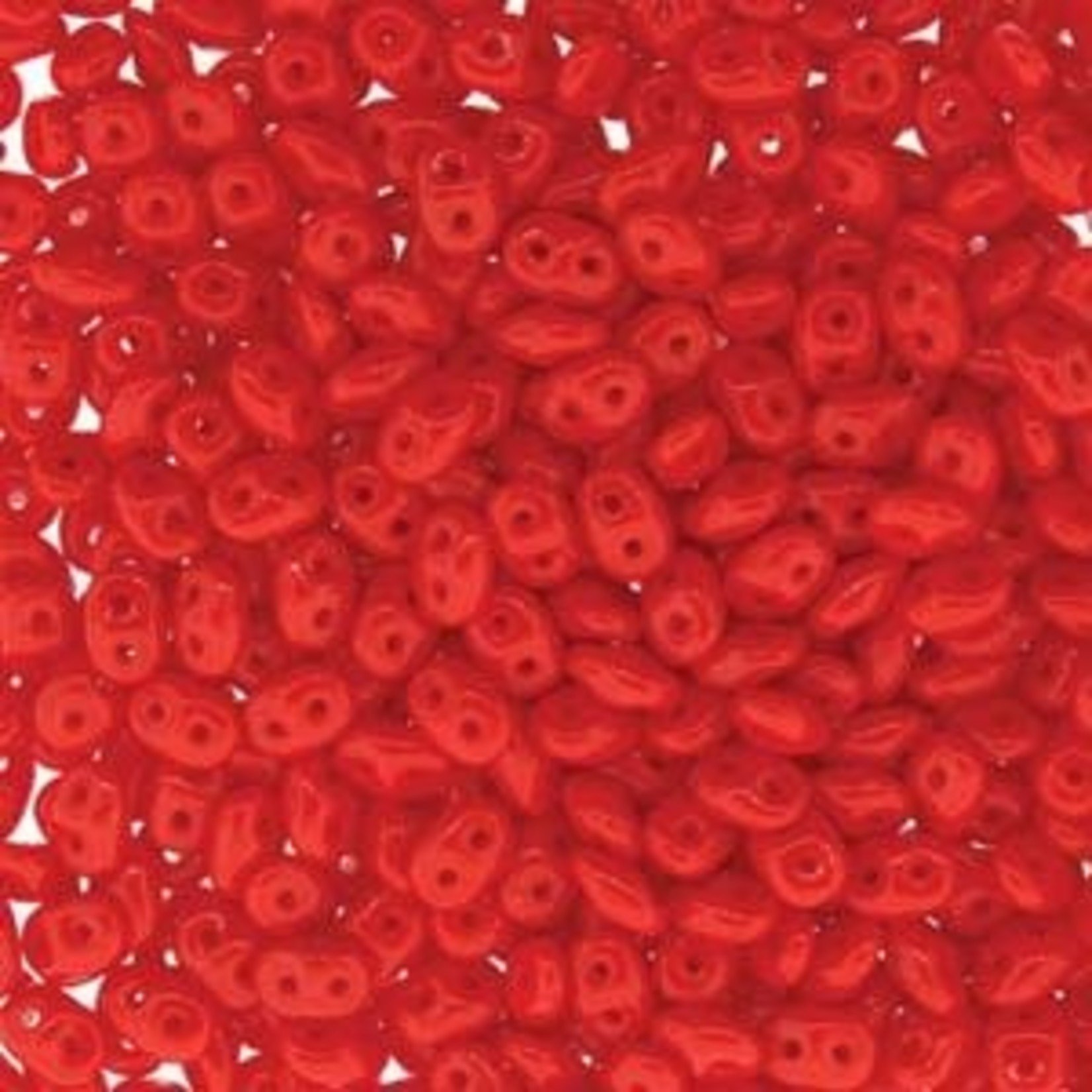 Matubo Superduo Beads Opaque Coral Red