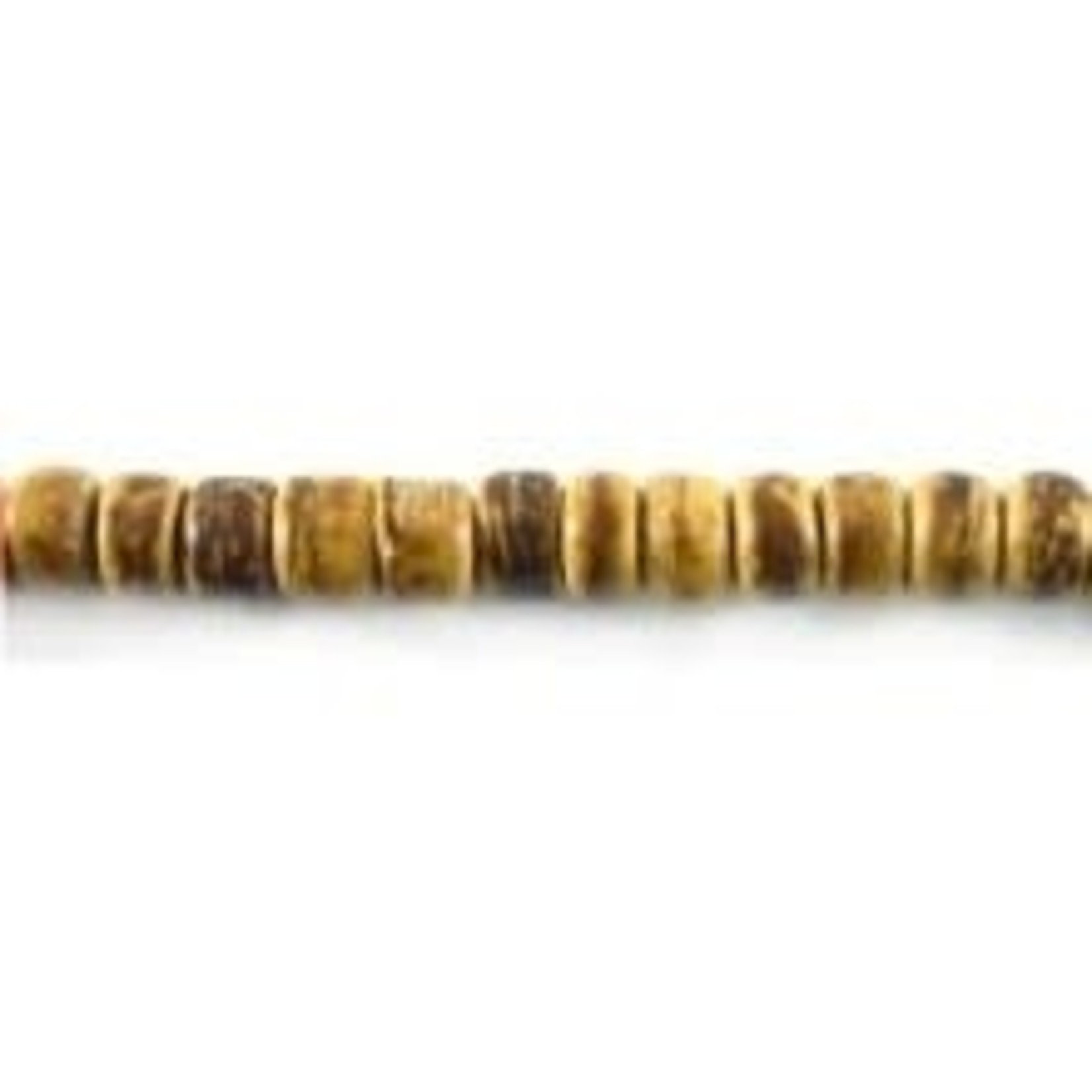 Coconut Shells  4-5mm Tiger Bead Strand