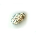 Raku Bead - Floral Teardrop