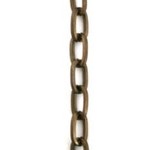 Vintaj Vintaj Brass Flat Oval Chain CH60