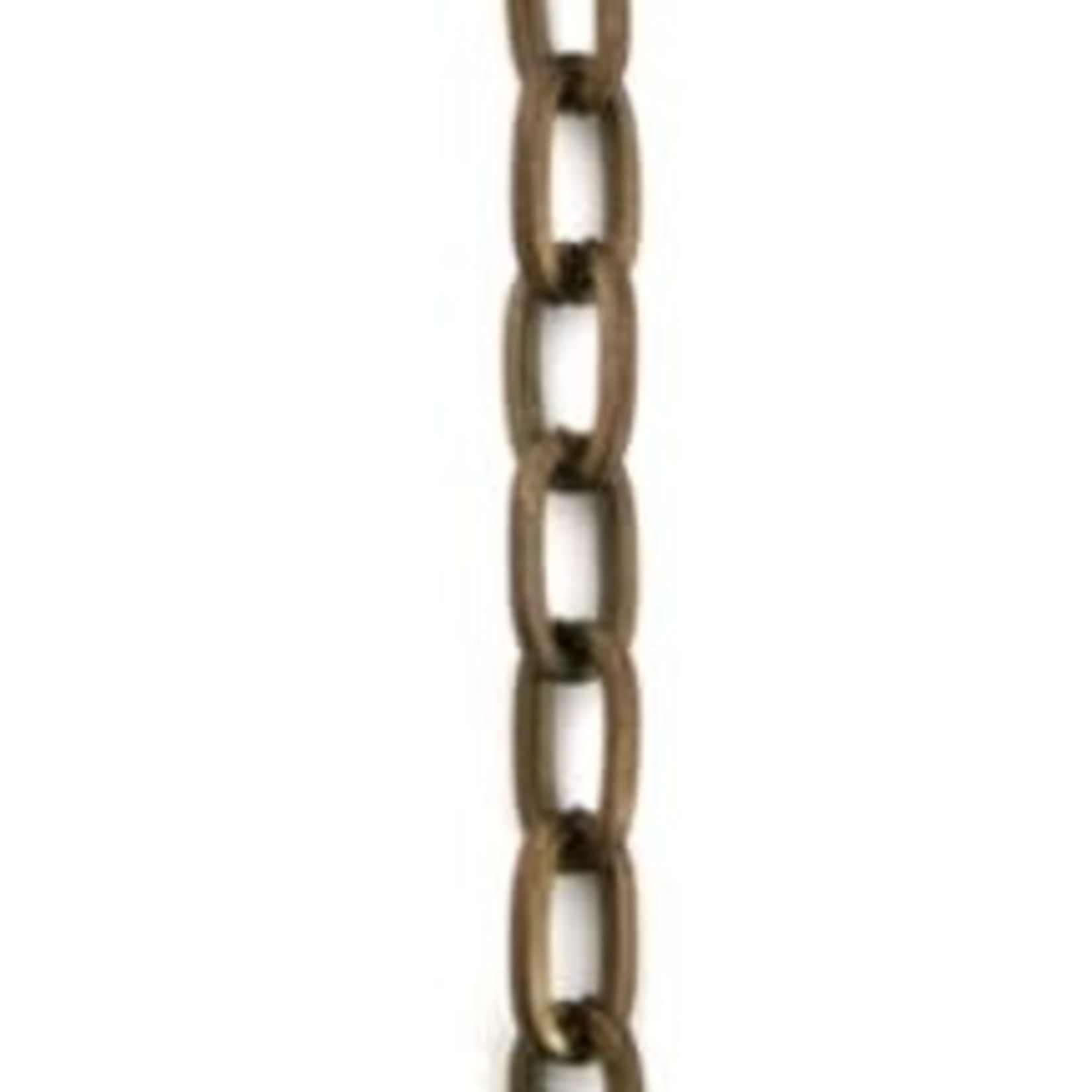 Vintaj Vintaj Brass  4.3x7.2mm Flat Oval Chain CH60