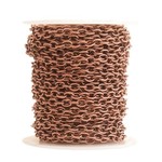 Nunn Design Small Textured Cable Chain - Antique Copper Plated