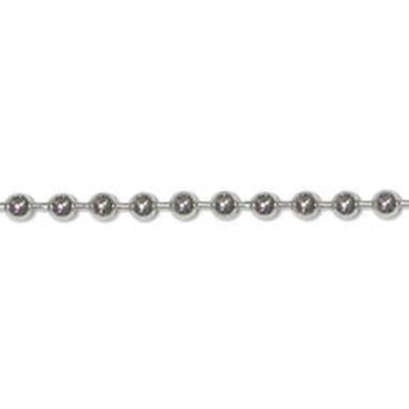 Silver Plated #3 (2mm) Ball Chain