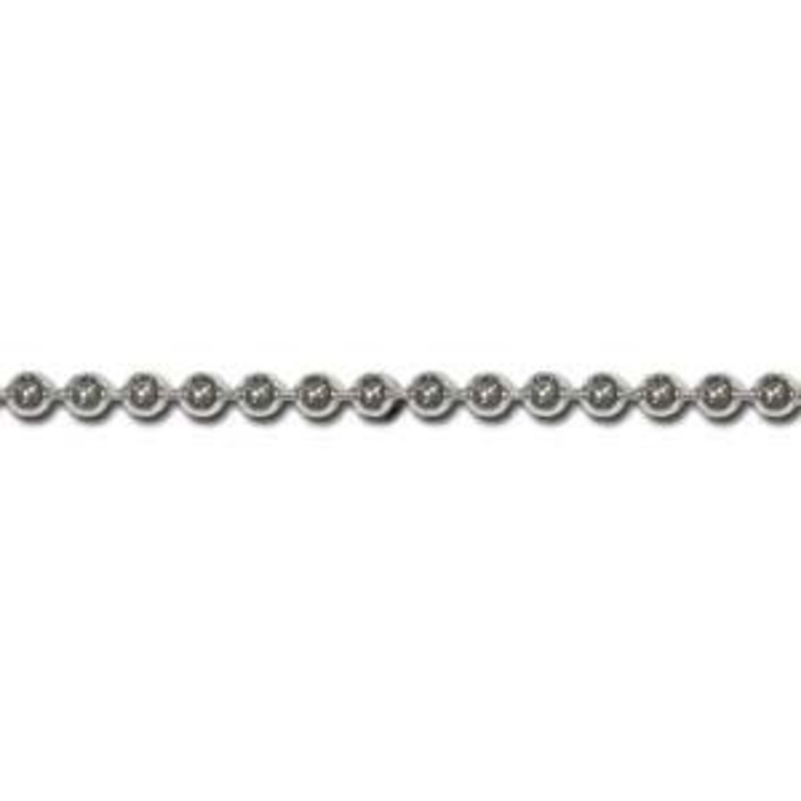 Silver Plated Size #10 (4mm) Ball Chain