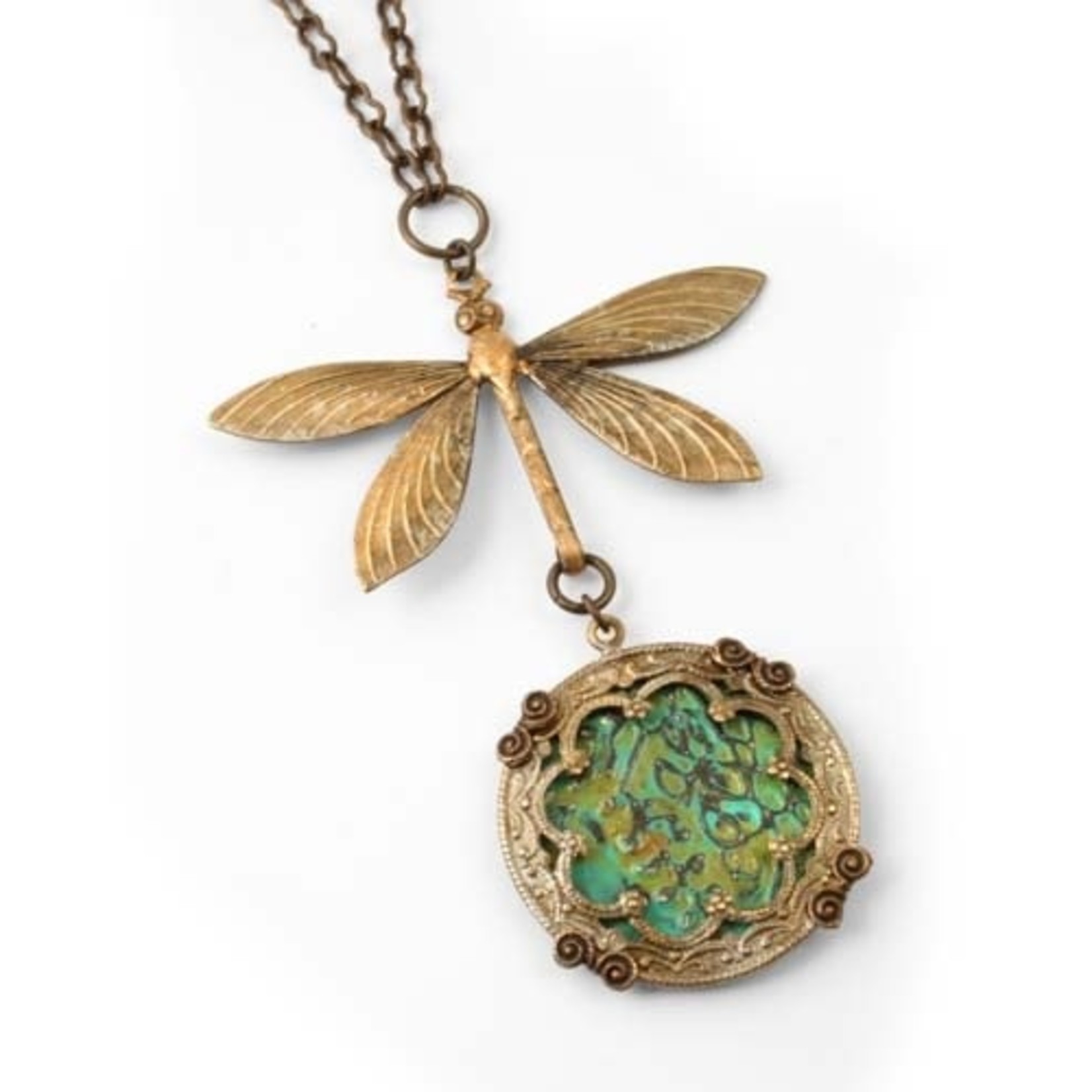 Vintaj Vintaj Brass 4.1x7.2mm Flat Ornate Chain CH0014