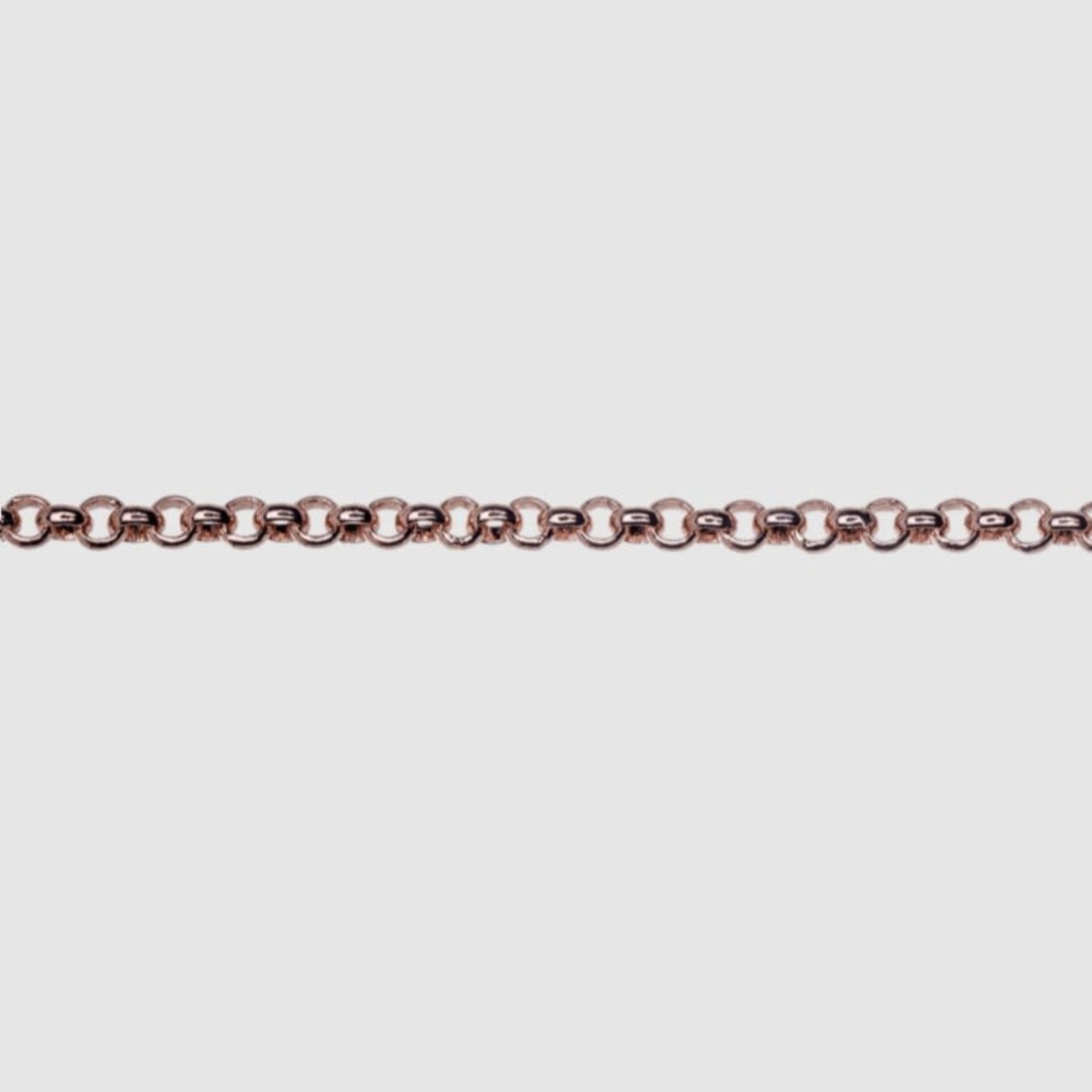 Rolo Chain 2mm - Rose Gold Plated