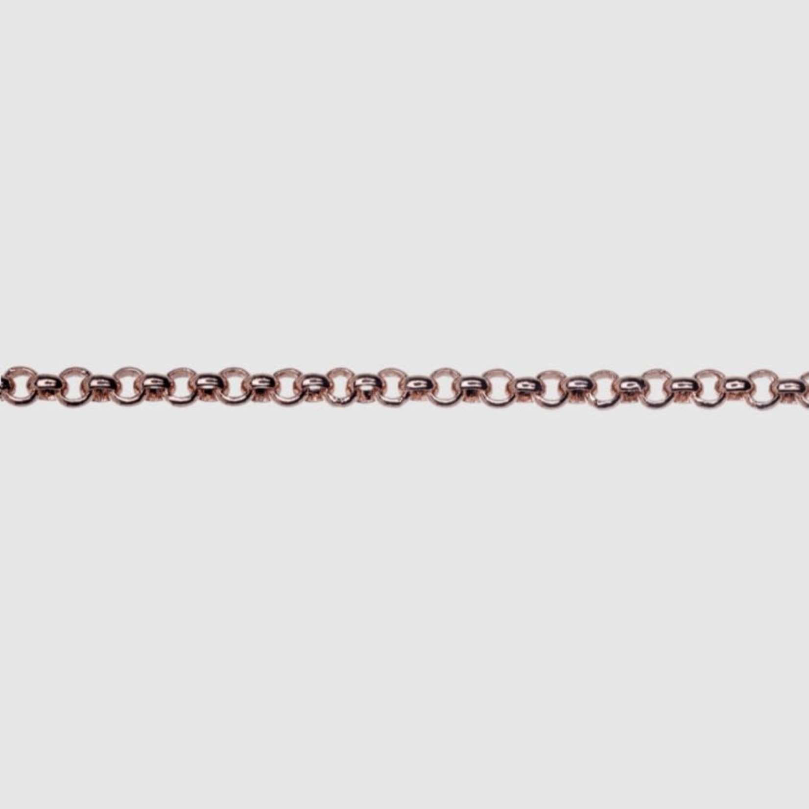 Rolo Chain 2mm - Rose Gold Plated