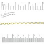 Figure 8 Chain 5x3 - Satin Gold Plated