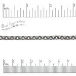 Textured Rolo Chain 5mm - Antique Silver Plated